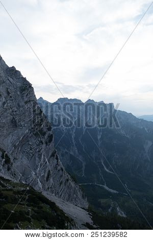 Totes Gebirge Mountains In Alps In Austria