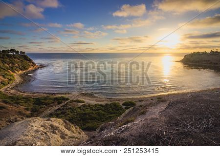 Lunada Bay At Sunset