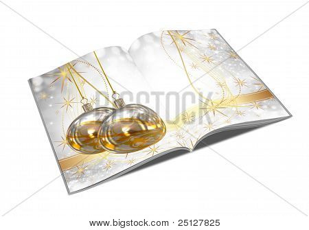 Livre d'images de Noël boules
