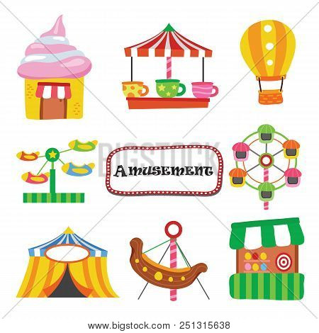 Amusement Vector Collection Design, Festival Vactor Collection Design