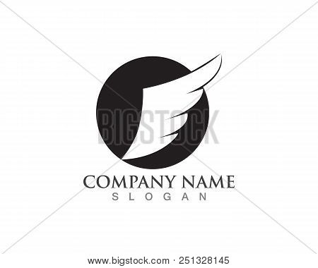 Black Wing Logo Symbol For A Professional Designer