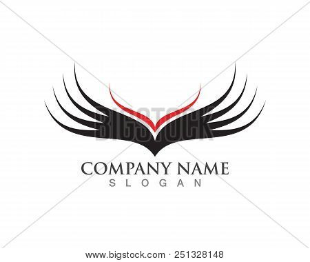 Black Wing Logo Symbol For A Professional Designer