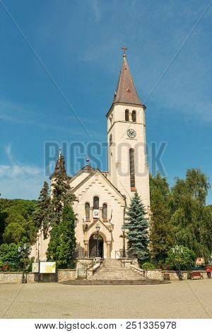 Heart Of Jesus Catholic Church In Tokaj Town Center,  Tokaj Wine Region, Hungary