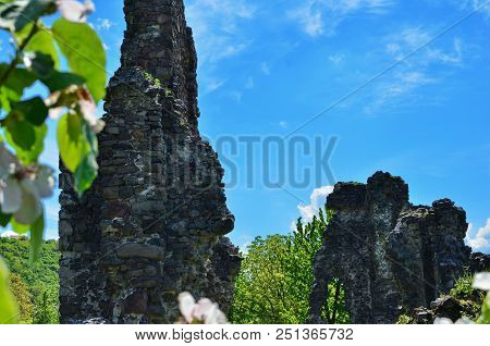 Ruins Of The Kanko Castle, Vinogradiv, Ukraine