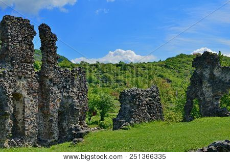 Ruins Of The Kanko Castle, Vinogradiv, Ukraine