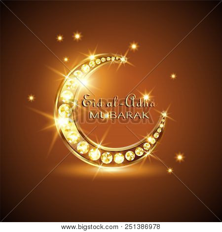 Eid Al-adha, Kurban Bajram Muslim Festival. Vector Illustrator.