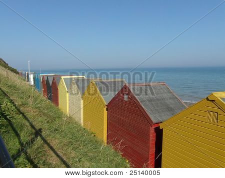 Mundesley pláže chaty