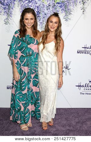 LOS ANGELES - JUL 26:  Makenzie Vega, Alexa PenaVega at the Hallmark TCA Summer 2018 Party on the Private Estate on July 26, 2018 in Beverly Hills, CA