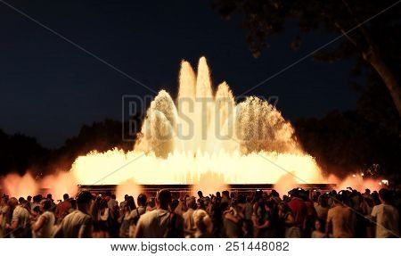 Barcelona Magic Fountain Of Montjuic Light Show