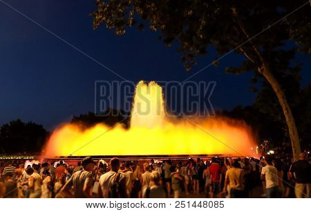 Barcelona Magic Fountain Of Montjuic Light Show