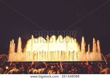 Barcelona Magic Fountain Of Montjuic Light Show