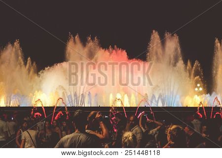 Barcelona Magic Fountain Of Montjuic Light Show
