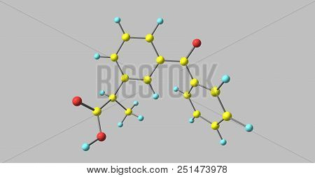 Ketoprofen, C16h14o3, Is One Of The Propionic Acid Class Of Nonsteroidal Anti-inflammatory Drugs Or 
