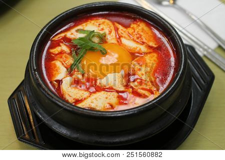 Silken Tofu Soup With Egg Or Sundubu Jjigae