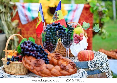 Moldova Independence Day Celebrated On August 27. Elements Of The Moldovan National Identity: Tricol