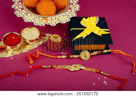 Raksha Bandhan Or Rakhi, An Indian Festival For Brothers And Sisters