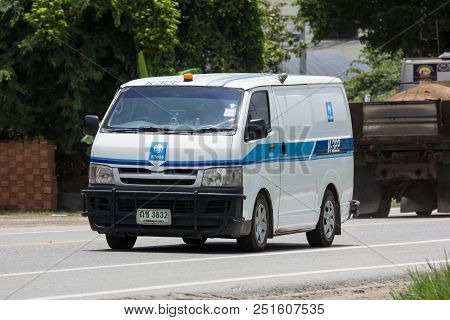 Money Delivery Van Of Ktb General Services Company.