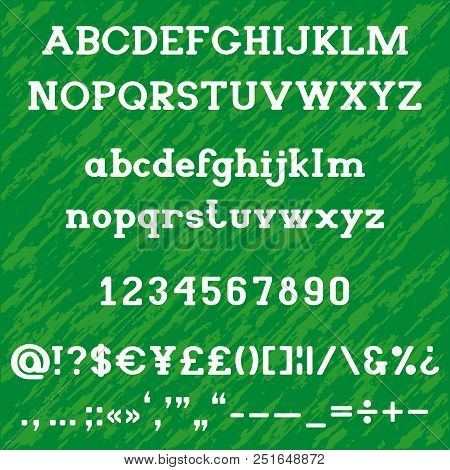 Slab Serif Alphabet Set For Vintage Typography Design. Bold Font. Architecture Slab Serif Typeface. 