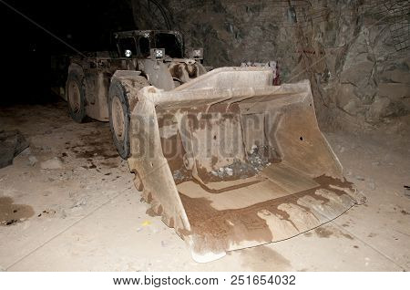 Underground Bogger Vehicle In Gold Mine - Australia