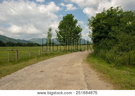 The Road To Santiago As It Passes Through Burguete