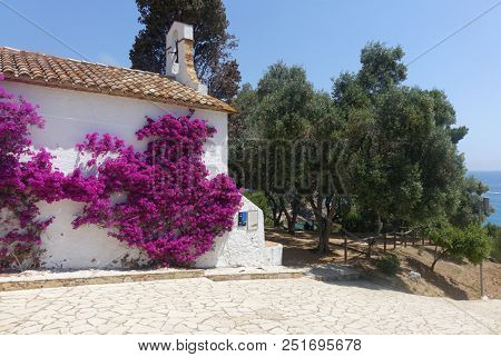 Blanes, Costa Brava, Spain. Ermita de Sant Francesc church