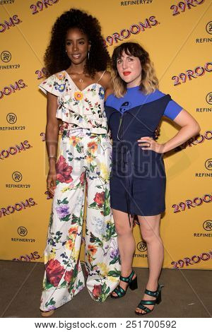 CHICAGO - JUL 25: Singer Kelly Rowland (L) and Refinery29 co-founder Piera Gelardi attend Refinery29âs 