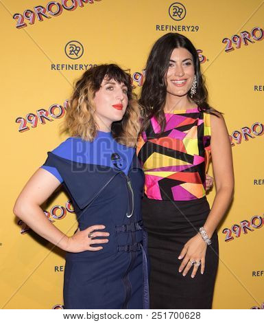 CHICAGO - JUL 25: Ashley Myles (L) and Refinery29 co-founder Piera Gelardi (L) and attend Refinery29âs 