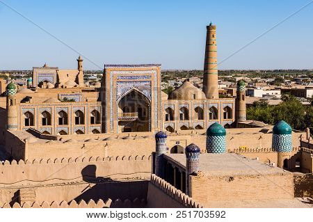 Bukhara, Uzbekistan - September 15, 2013: View Of Citadel Kunya-ark In Itchan Kala, The Inner Town O
