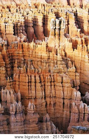 Hoo-doos At Bryce Canyon National Park In Utah