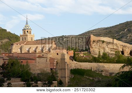Townscape In Old Village Of Albarracin - Spain