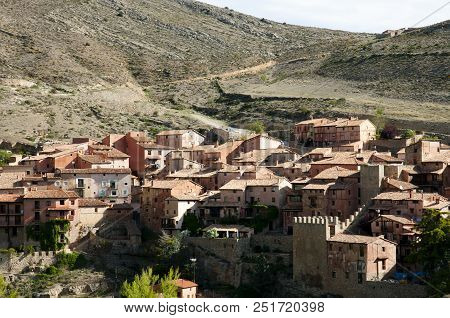 City Buildings In Old Town Of Albarracin - Spain