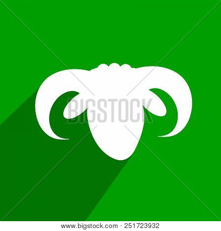 Illustration Of Face Of Goat On The Occasion Of Muslim Festival Eid
