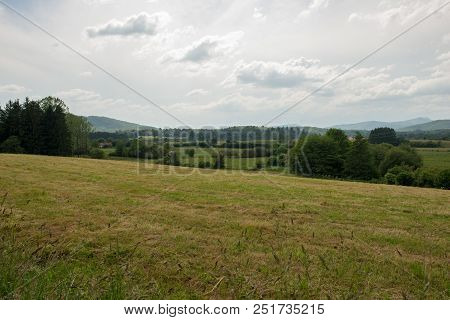 The Road To Santiago Between Roncesvalles And Zubiri