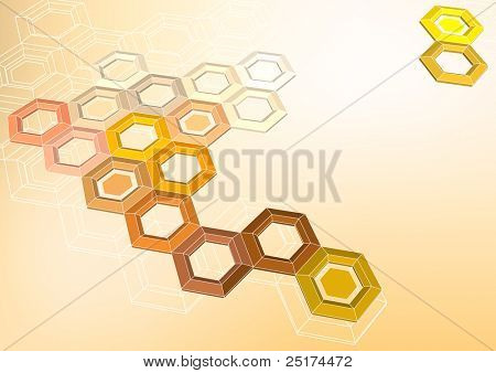 화려한 기하학적 추상 배경