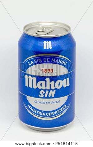 Pruszcz Gdanski, Poland - June 17, 2018: Can Of Mahous Sin Beer.