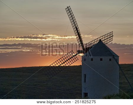 Windmill From Campo De Criptana In Ciudad Real Don Quixote Land
