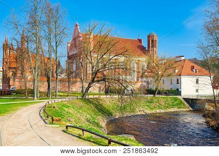Catholic Church Of St. Anna In Vilnius  Is A Catholic Church, Famous Sights Of Vilnius.