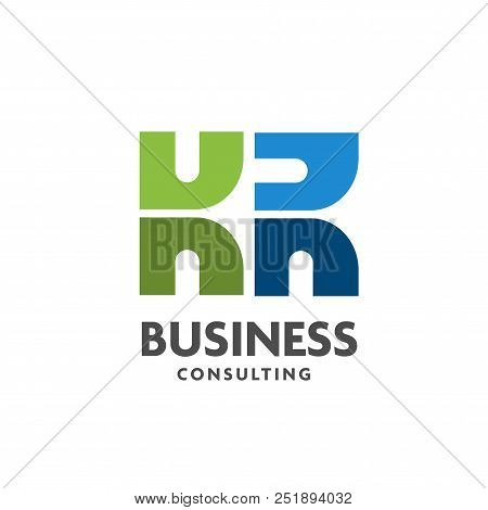 Simple Modern Letter Kr Concept , Letter Kr For Alphabetical Logo Design Concepts.