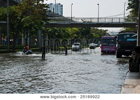 Bangkok pior inundação em 2011