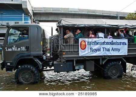 Bangkok peor inundación en 2011