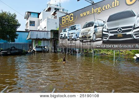 Bangkok värsta översvämning i 2011