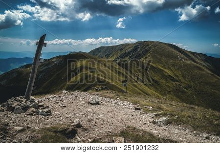 Jasna, Slovakia - July 5: Mountain Trail In Low Tatras Mountains On July 5, 2018 In Jasna