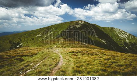 Beautiful Mountain Landscape - Hill Chabenec In Low Tatras, Slovakia