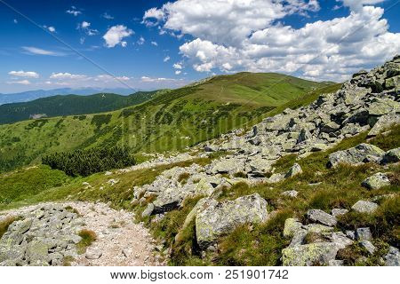 Beautiful Mountain Landscape - Hill Chabenec In Low Tatras, Slovakia