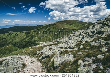 Beautiful Mountain Landscape - Hill Chabenec In Low Tatras, Slovakia