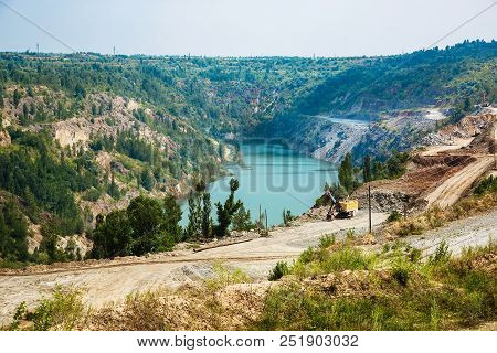 Limestone Quarry, Adjacent To The Village.