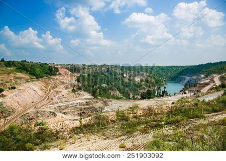 Limestone Quarry, Adjacent To The Village.