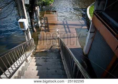 Bangkok peor inundación en 2011