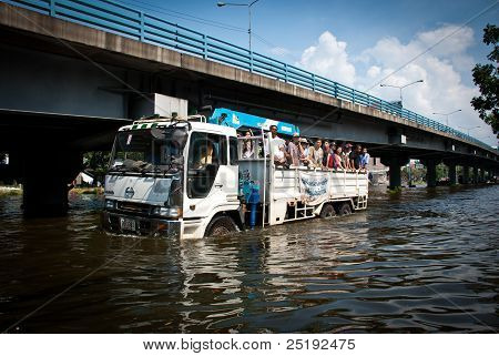 Bangkok pior inundação em 2011