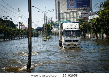 Bangkok pior inundação em 2011